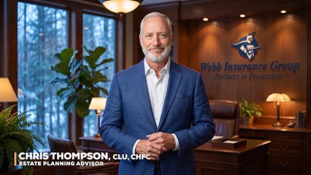 Chris Thompson, CLU, ChFC, with Webb Insurance Group talks about how he typically works with clients