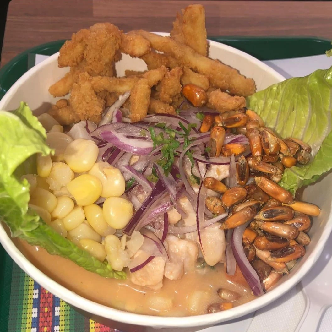 Ceviche de corvina, cocina peruana de WANKA