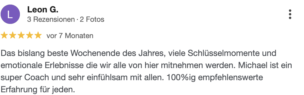 Google-Bewertung von Leon