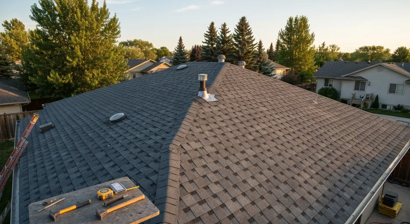New roof installation in Willow Park