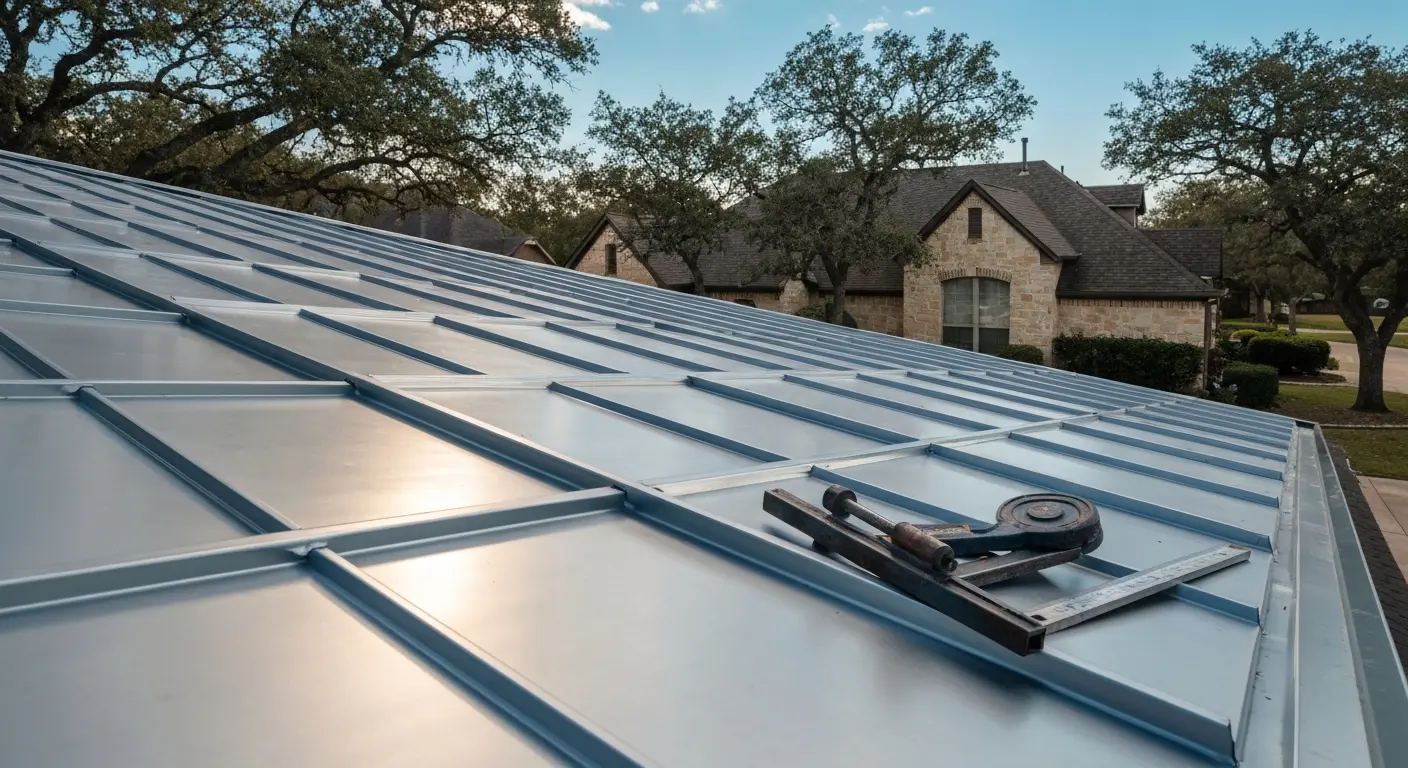 Metal roofing installation in Aledo and surrounding Parker County areas