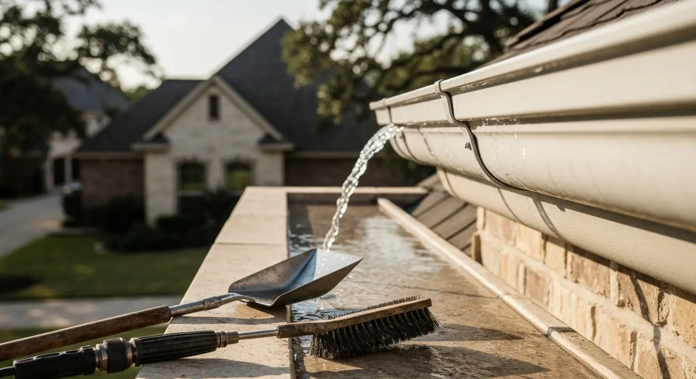 Gutter cleaning service