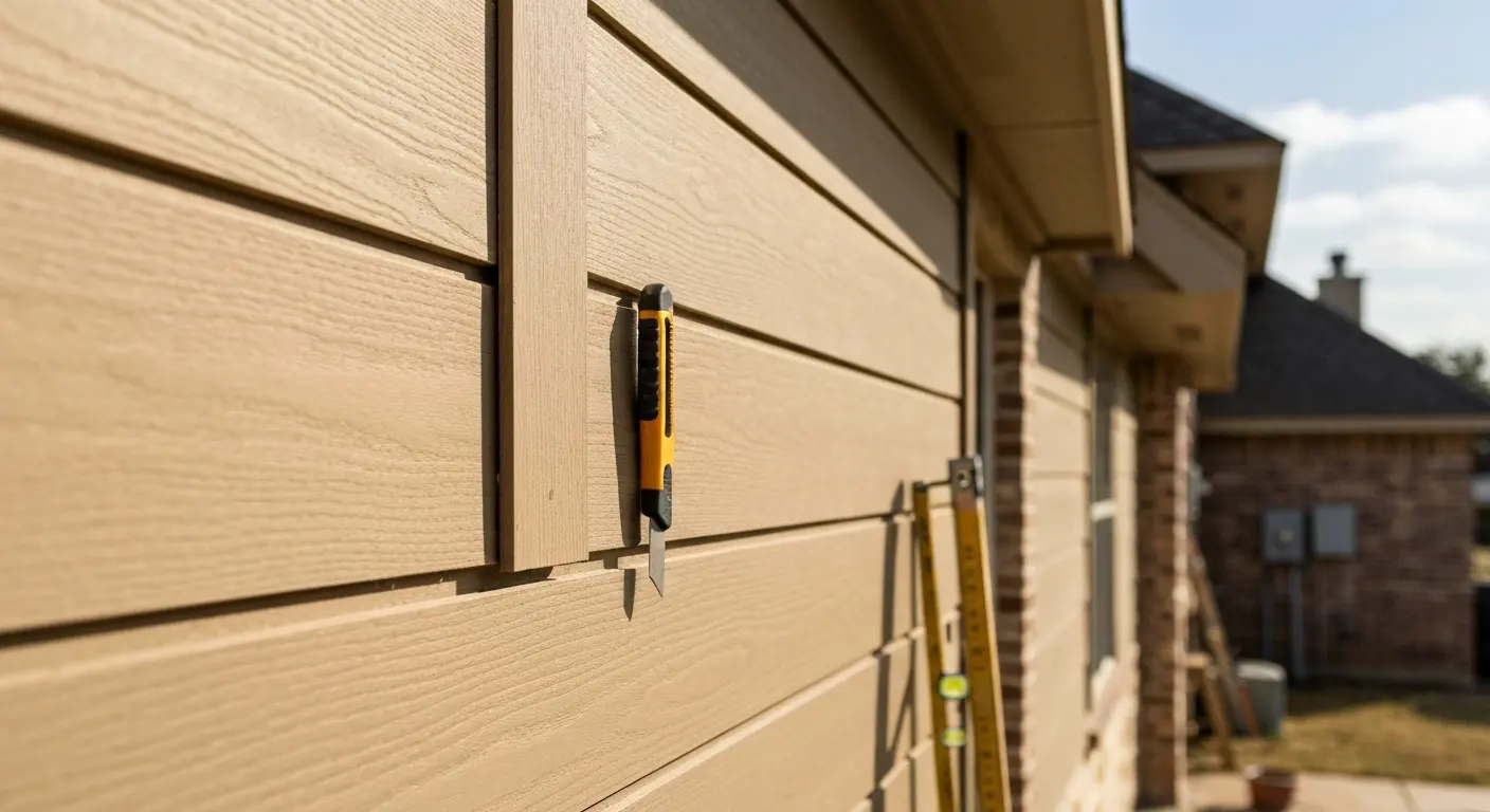 Fiber cement siding installation