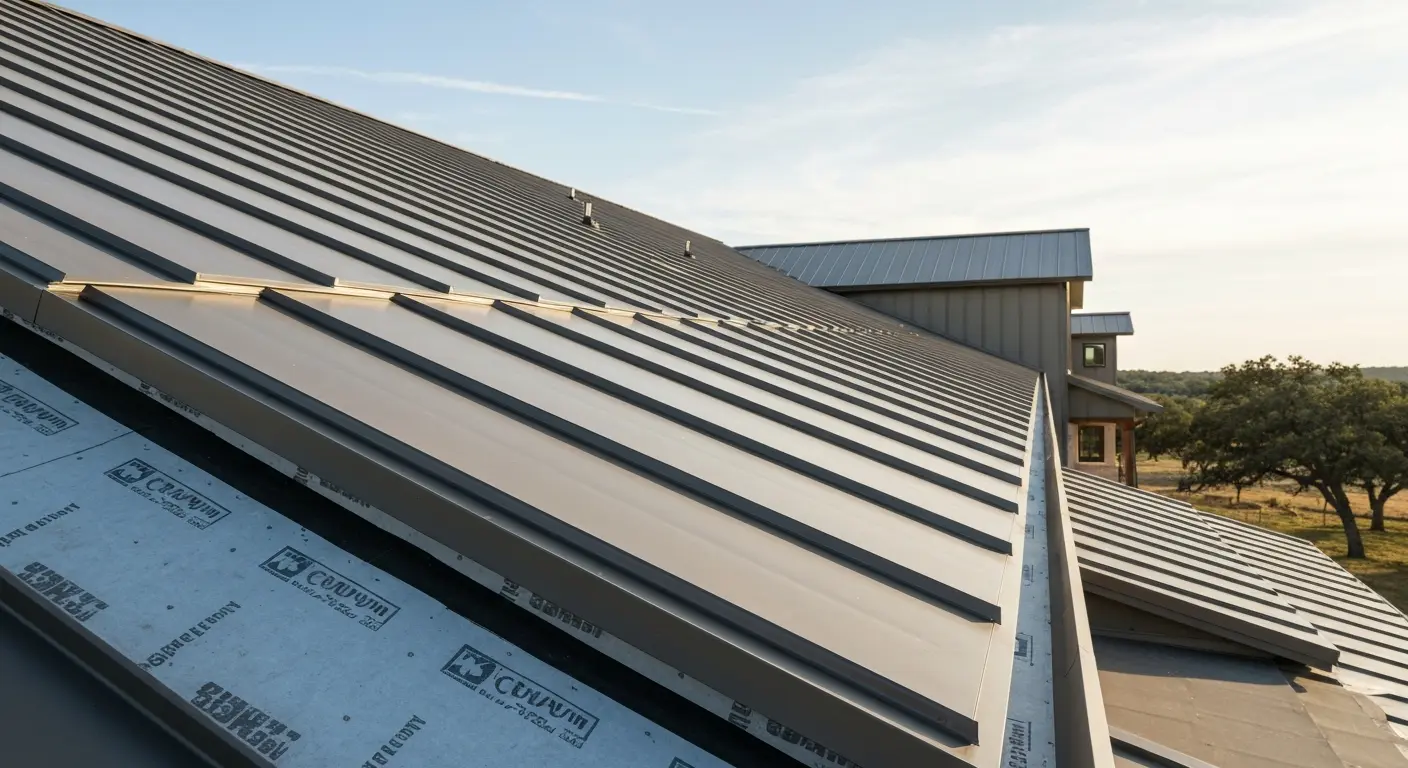 Roof installation project