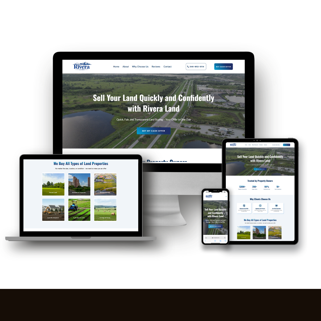 Rivera Land — Property Company Website