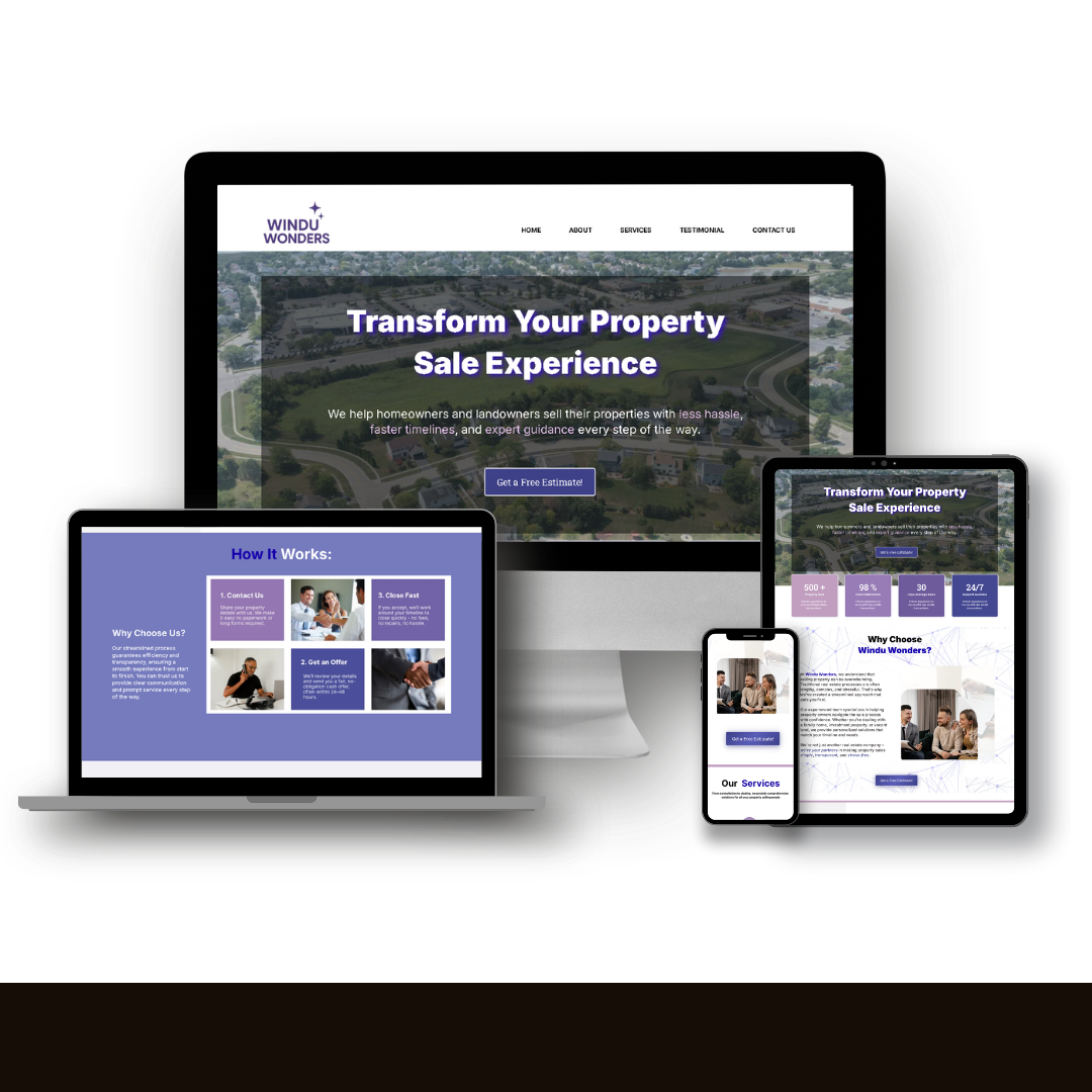WinduWonders — Real Estate Lead Funnel
