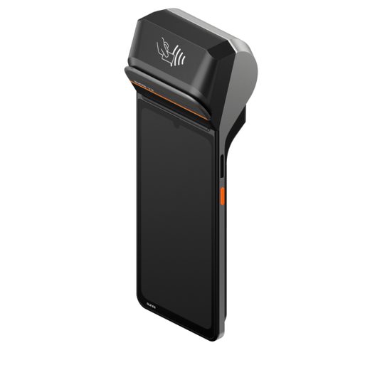 All-in-one handheld till with built-in receipt printer and card terminal
