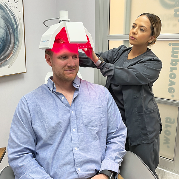 Photo of Dr Campbell Treatng patient