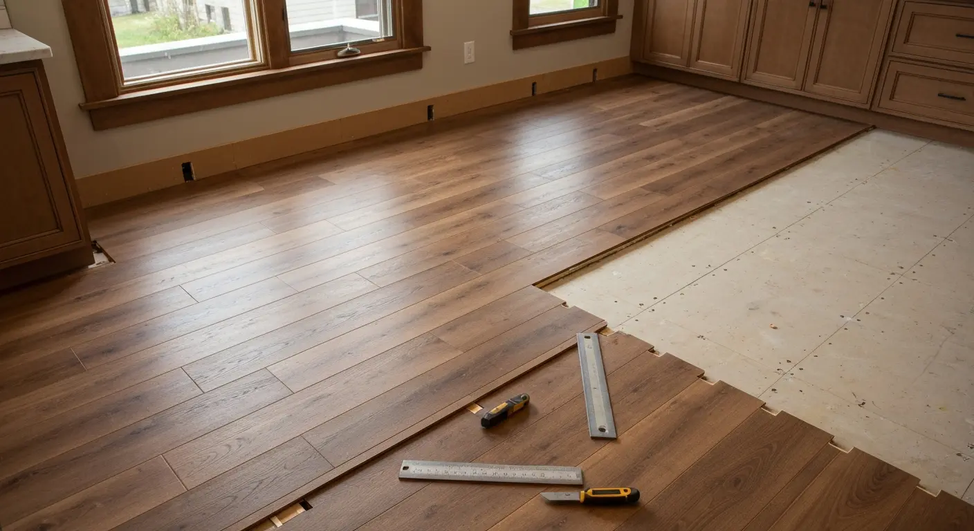 Vinyl flooring installation