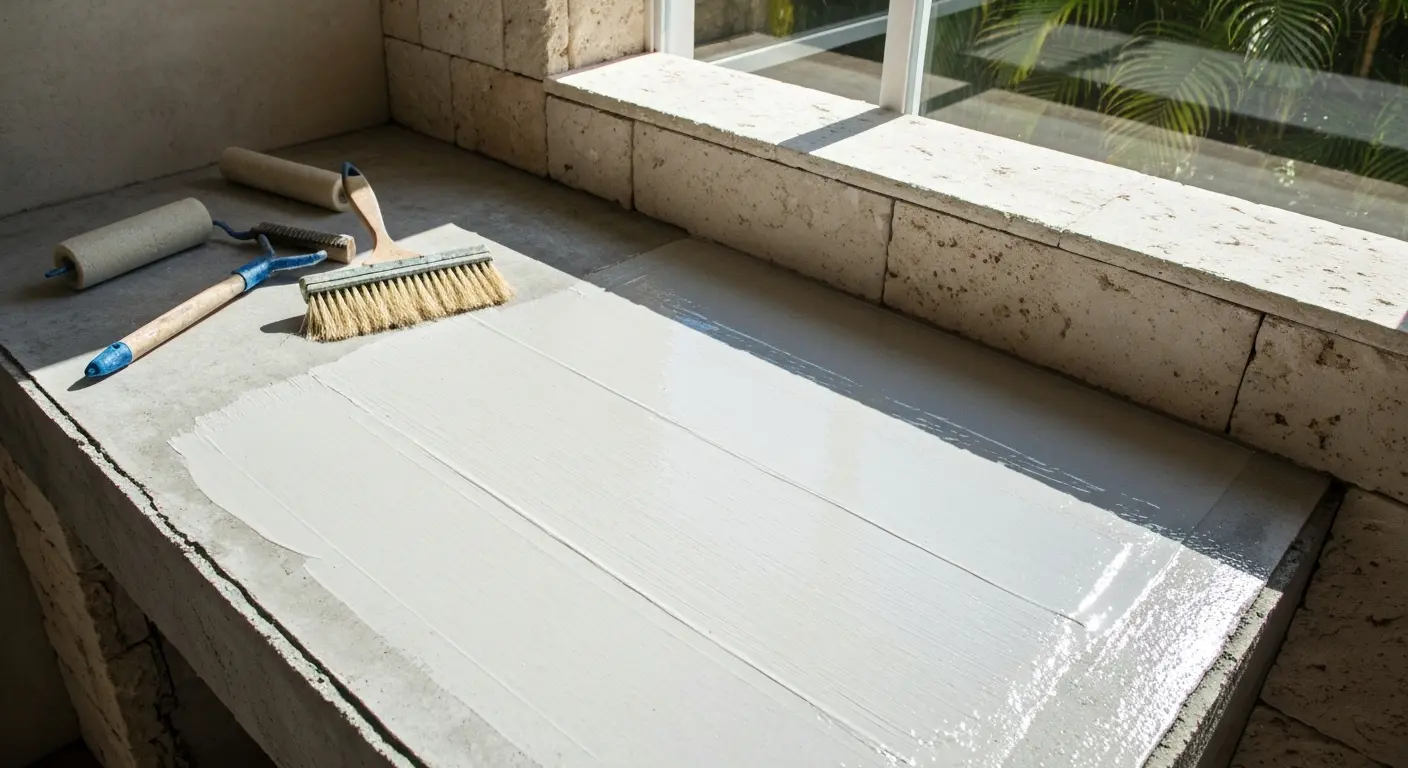 Waterproofing membrane application