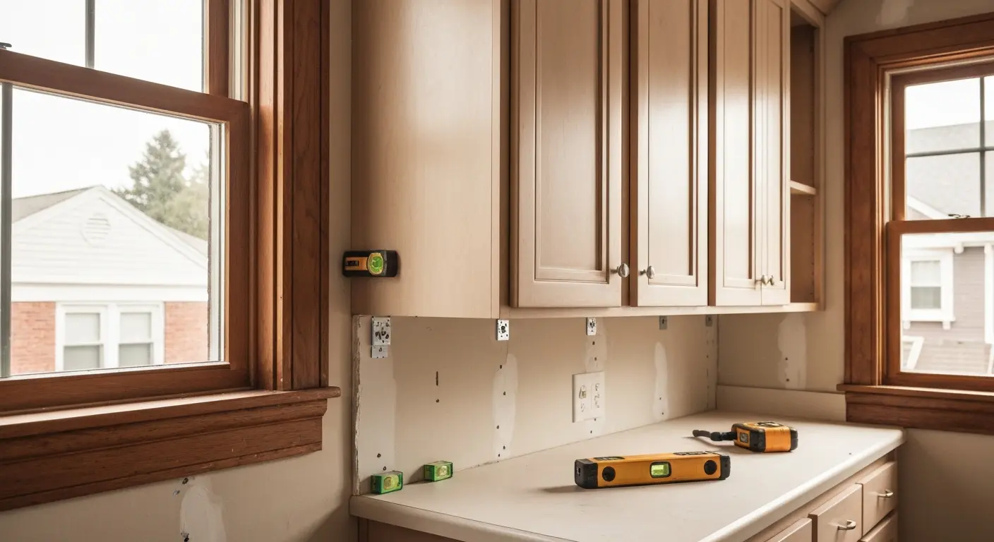 Wall cabinet installation