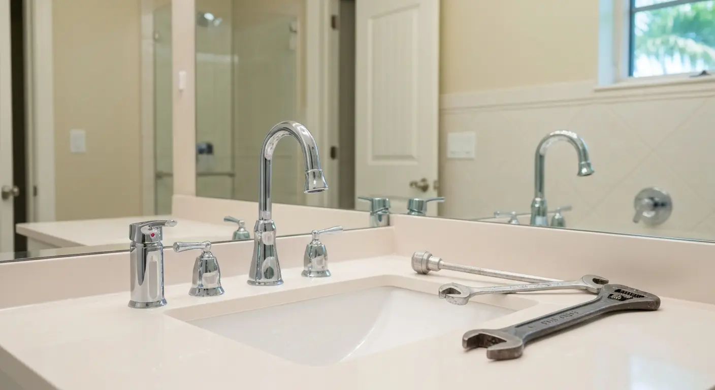 Faucet installation