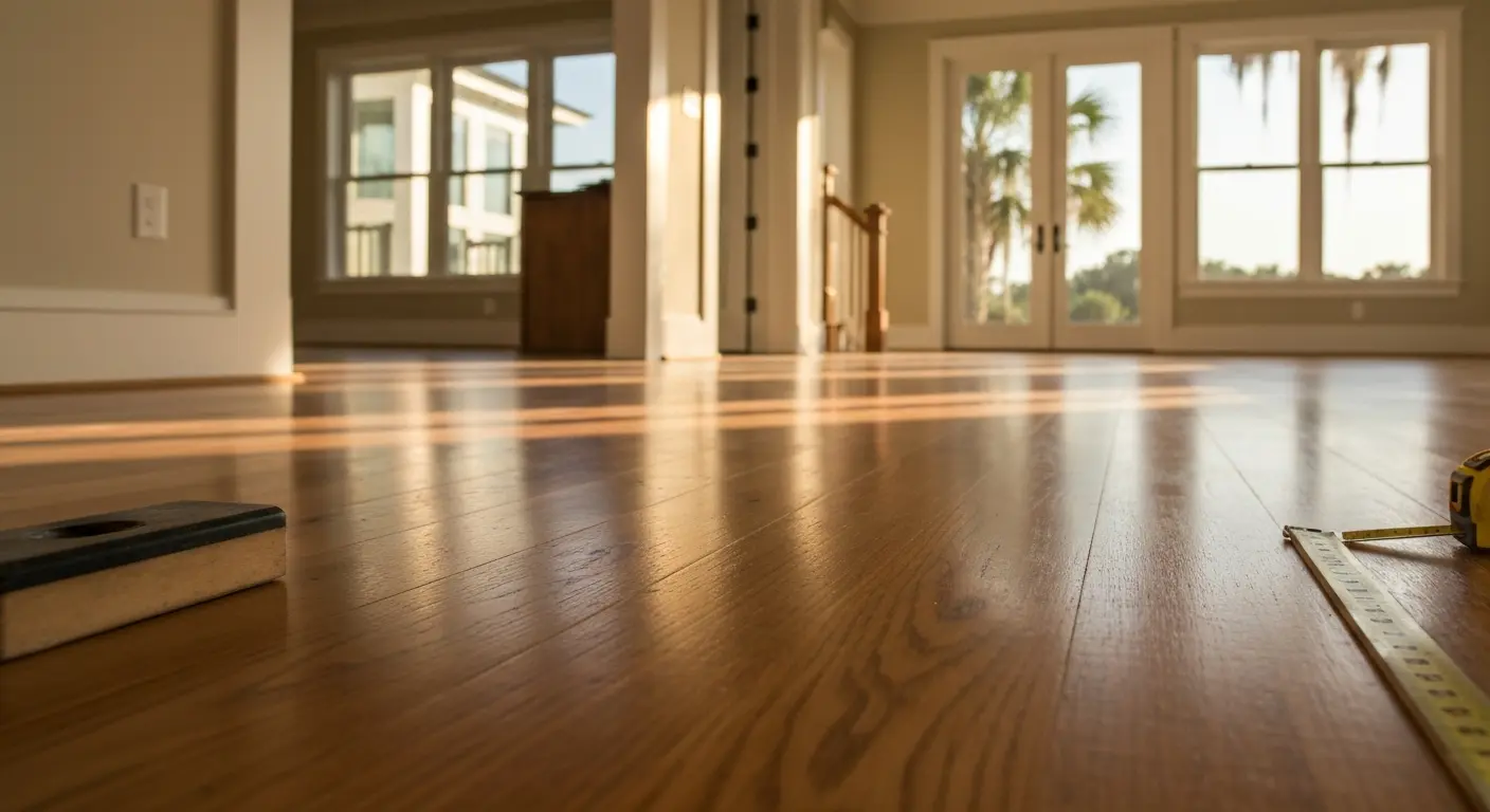 Hardwood flooring installation