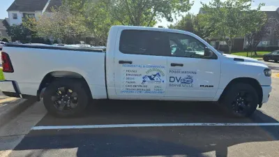 Commercial pressure washing