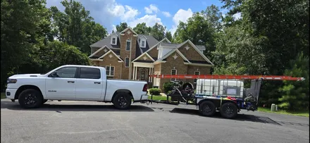 DV Serve U truck loaded with pressure washing equipment