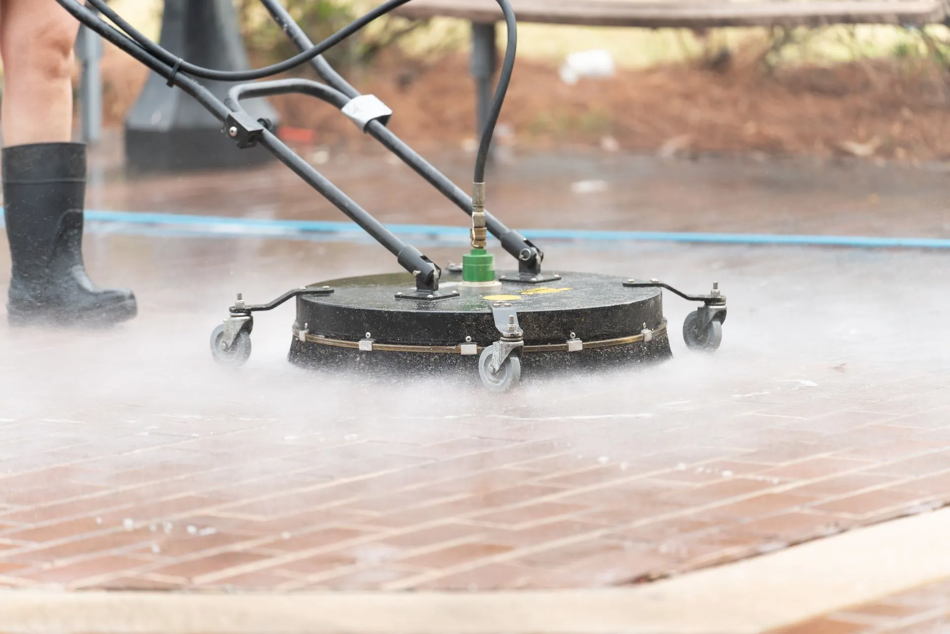 DV Serve U pressure washing job