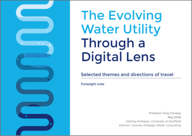 Cover of The Evolving Water Utility Through a Digital Lens
