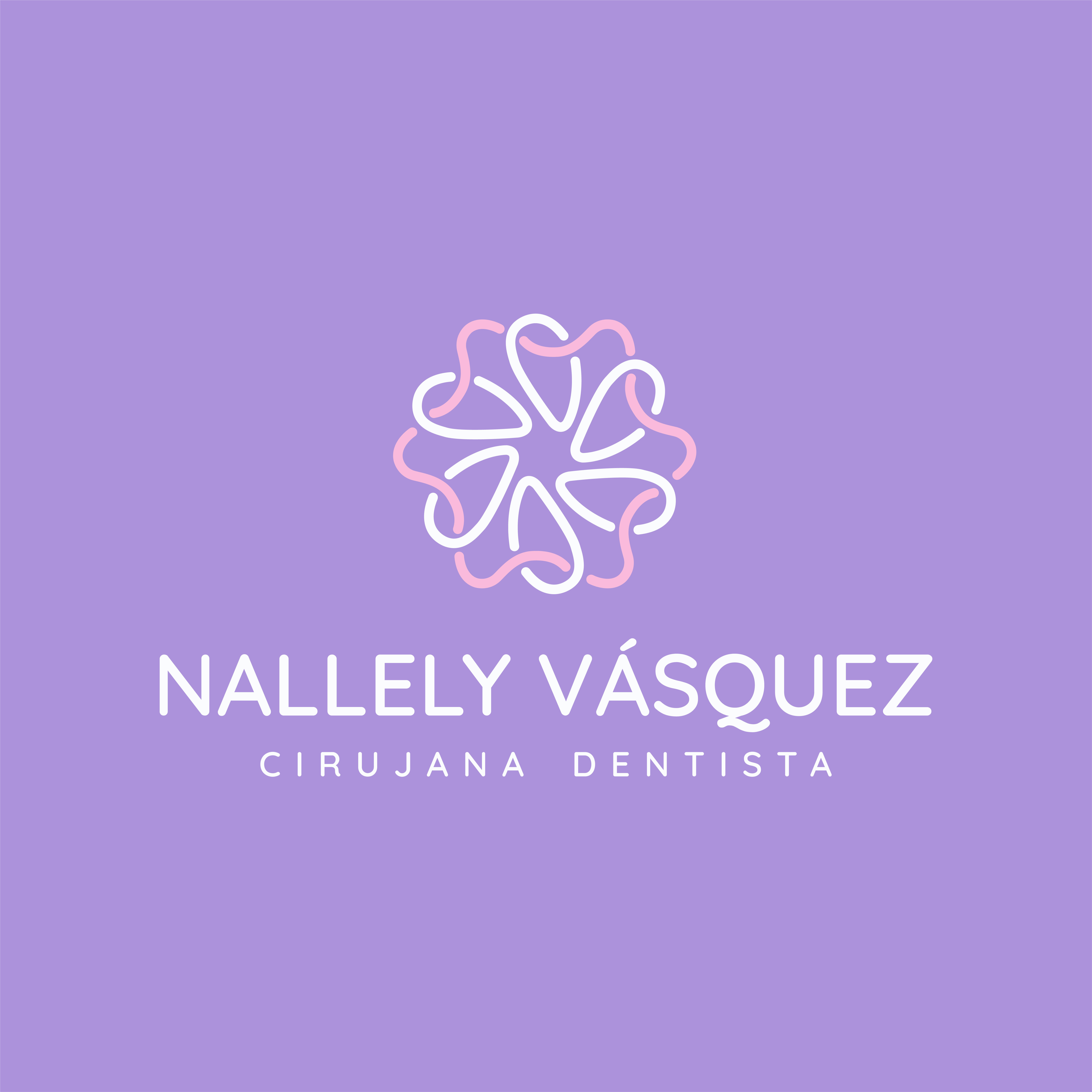 Nallely Vásquez, Cirujana Dentista — logotipo