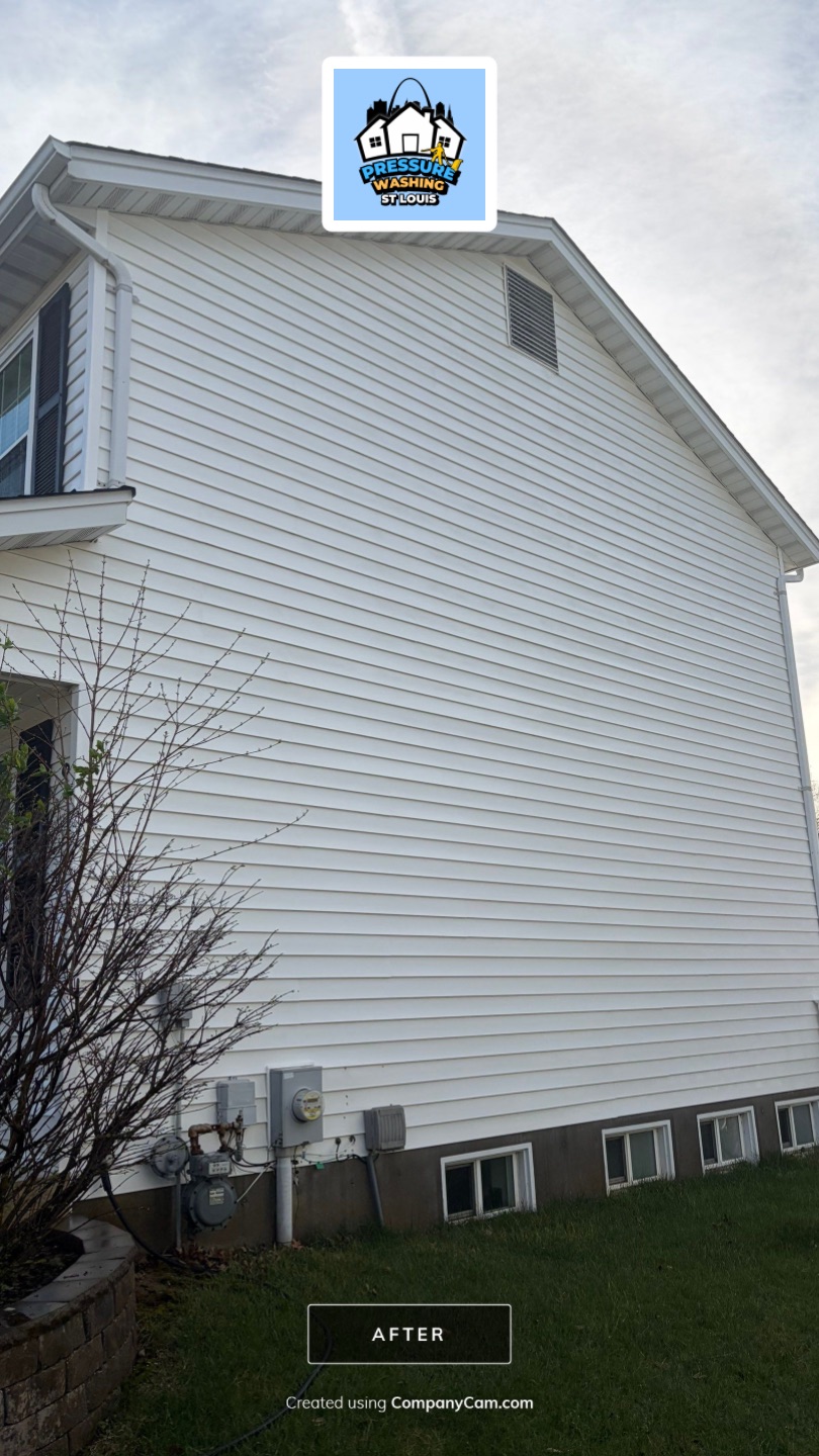 Vinyl siding cleaning in St. Louis