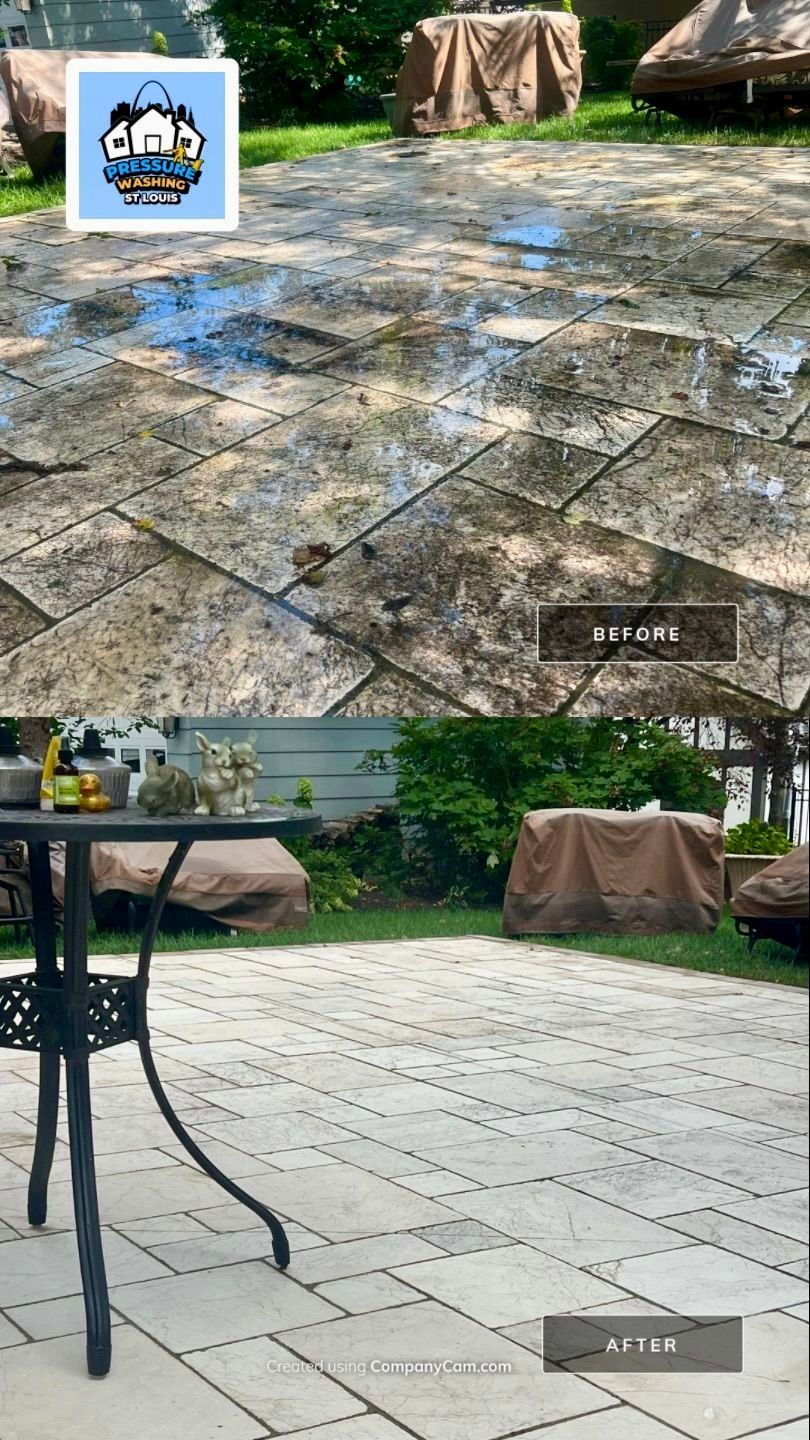 Pressure Washing St. Louis completed project