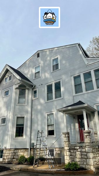 Pressure Washing St. Louis completed project