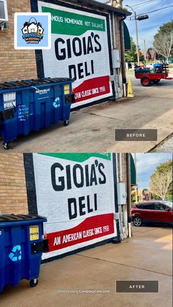 Dumpster pad cleaning St. Louis