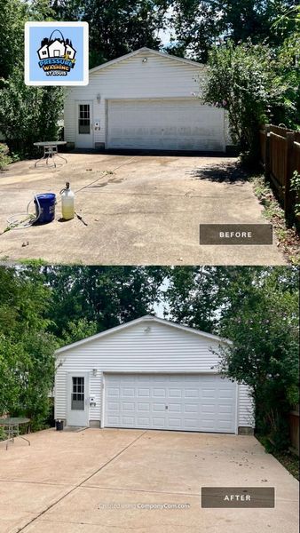 Pressure Washing St. Louis completed project