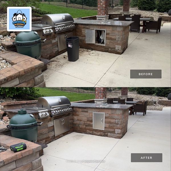 Pressure Washing St. Louis completed project
