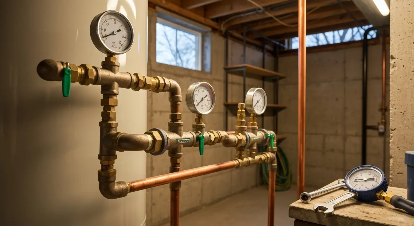 Pressure tank maintenance