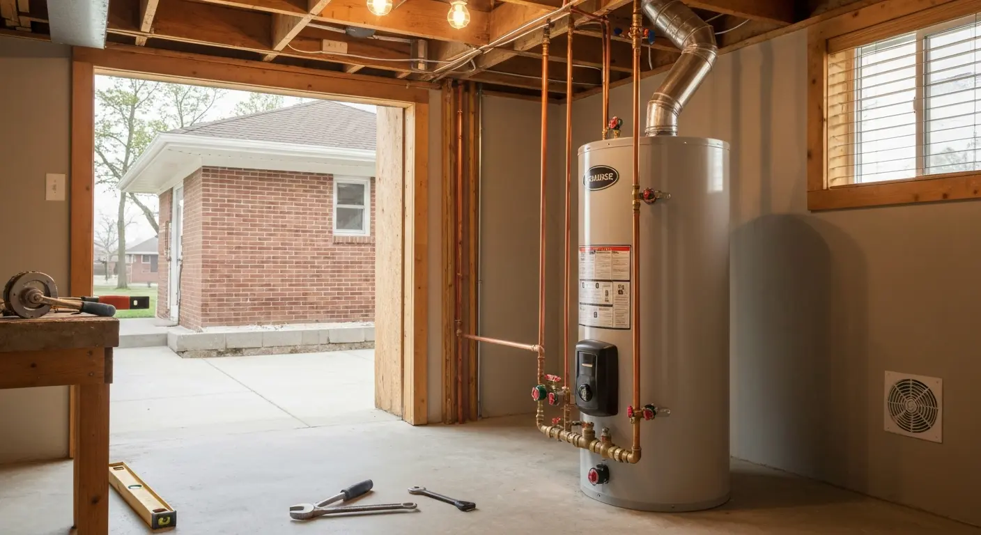 Water heater installation