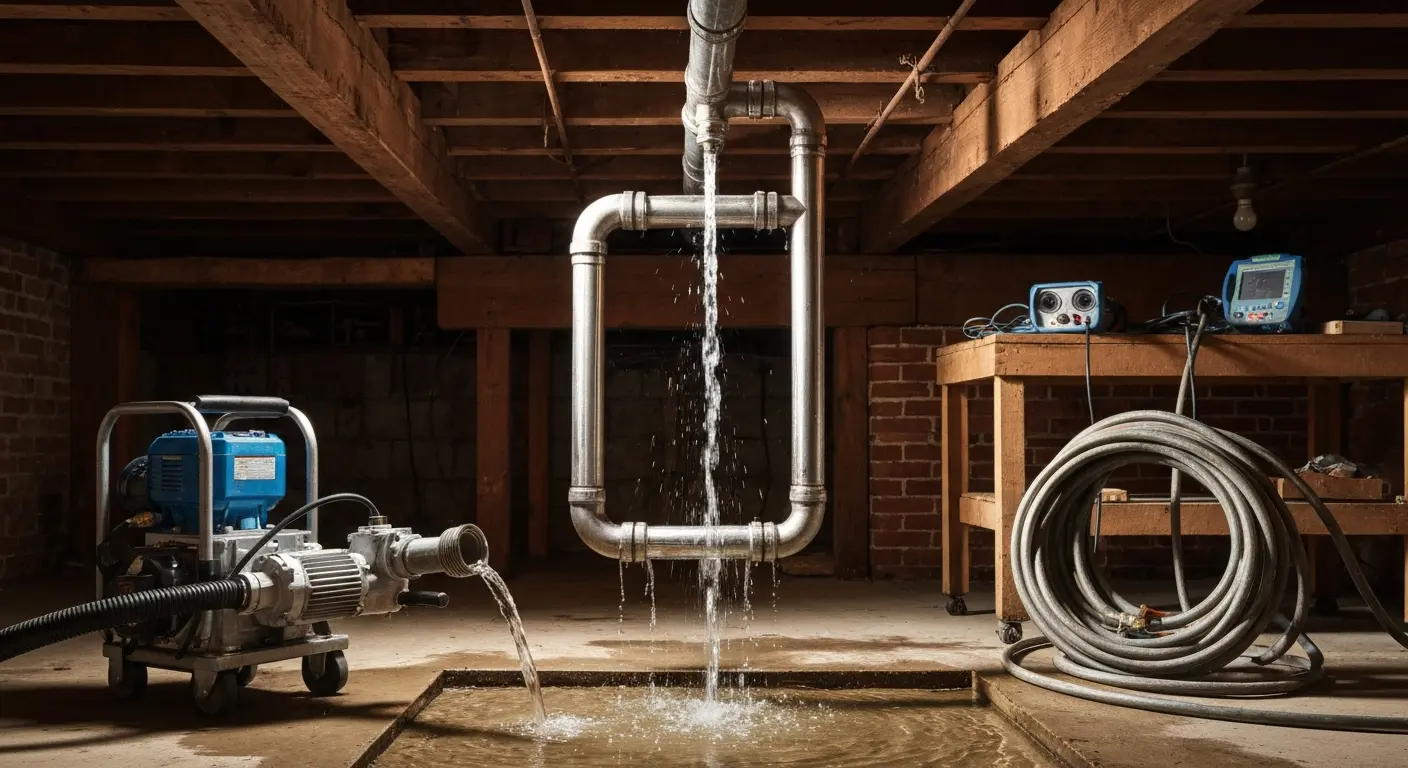 Drain cleaning service