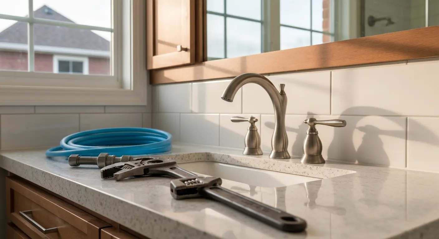 Plumbing fixture installation