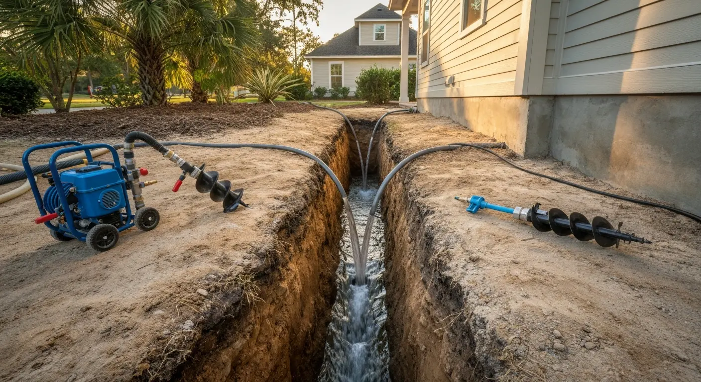 Drain cleaning service
