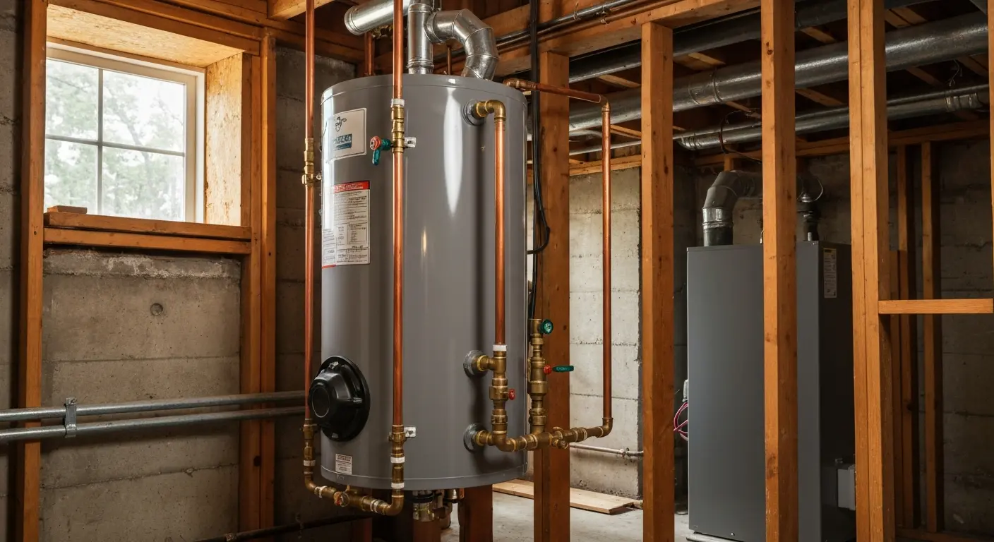 Water heater and fixture installation