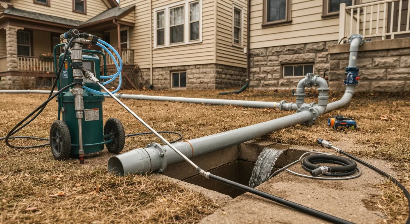 Drain cleaning service