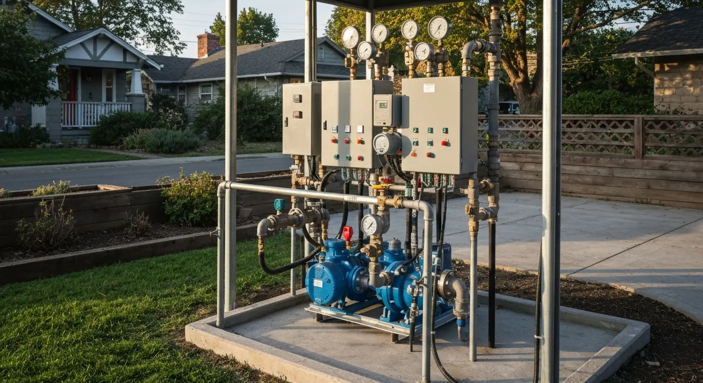 Well pump installation
