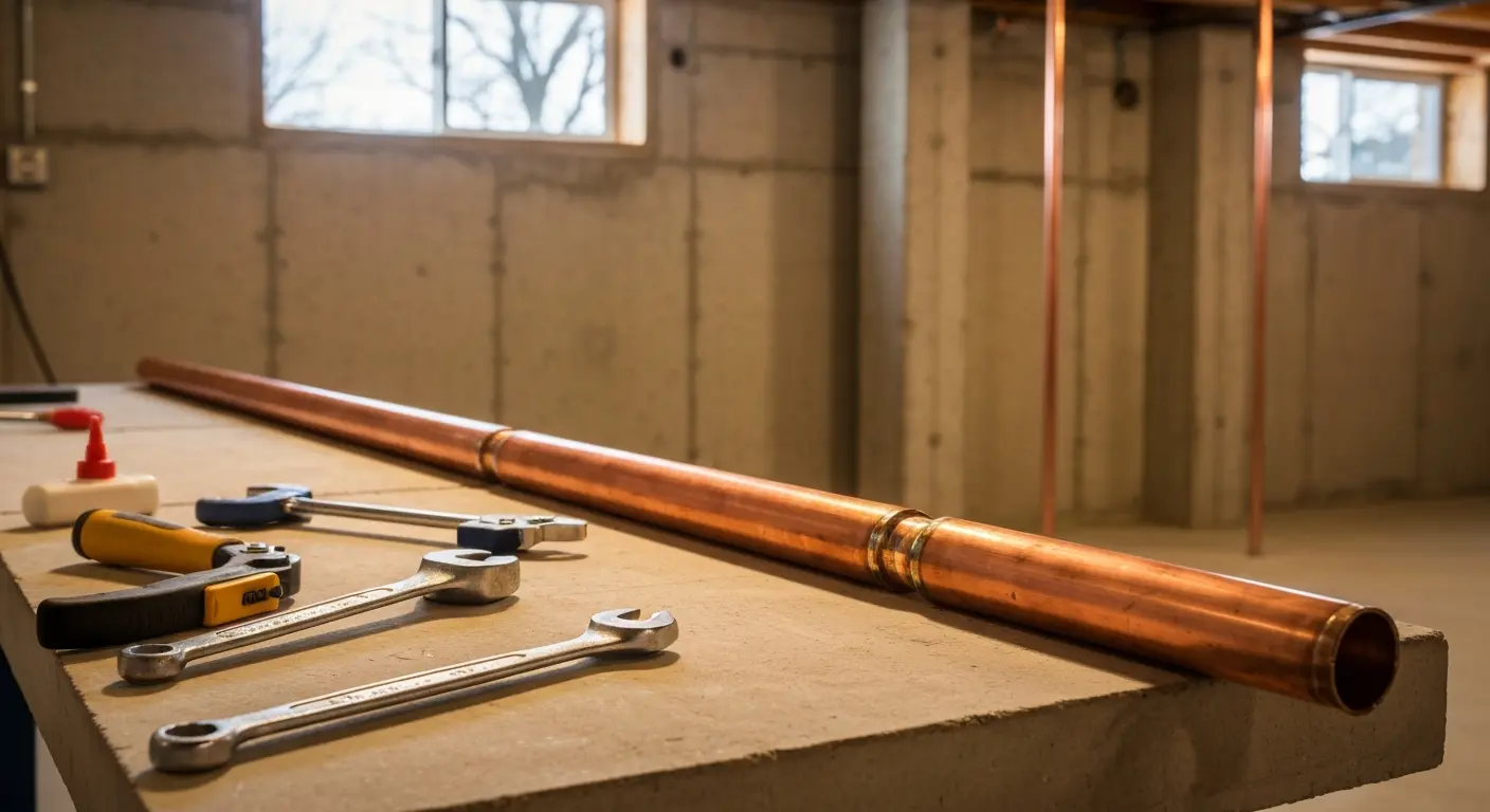 Burst pipe repair in New Baltimore