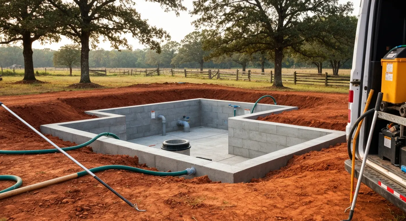 Septic system work