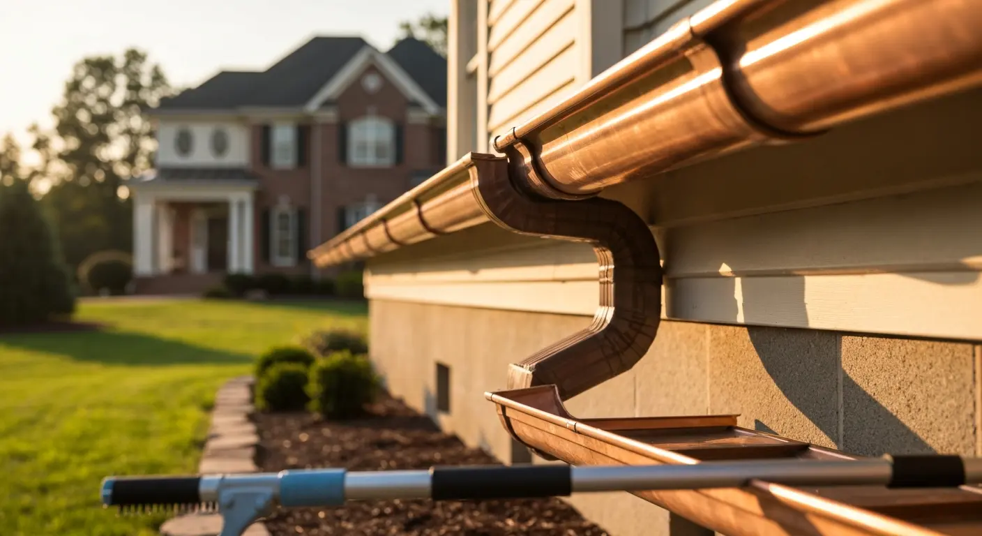 Gutter and downspout repair