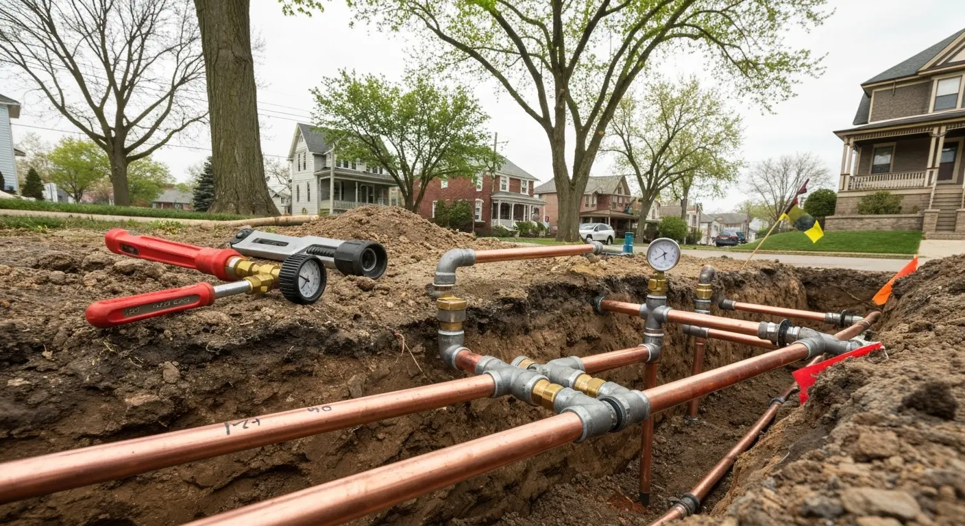 Water line replacement