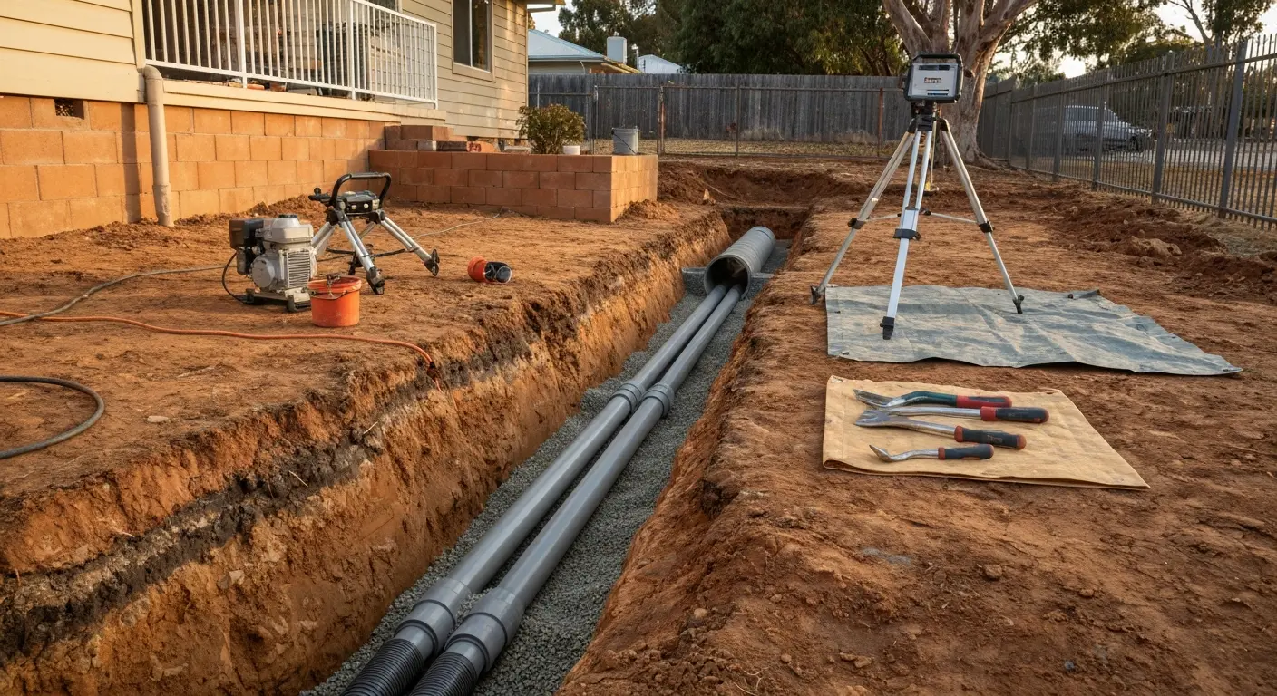 Drainage cleaning service