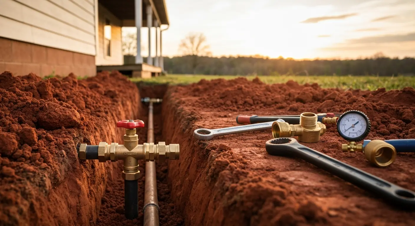 Water line repair and replacement