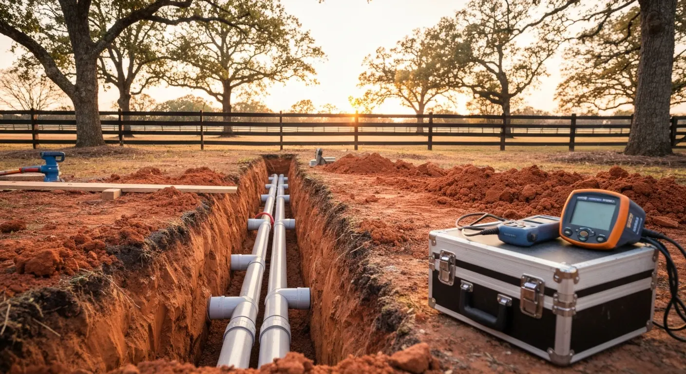 Pipe burst repair in The Plains