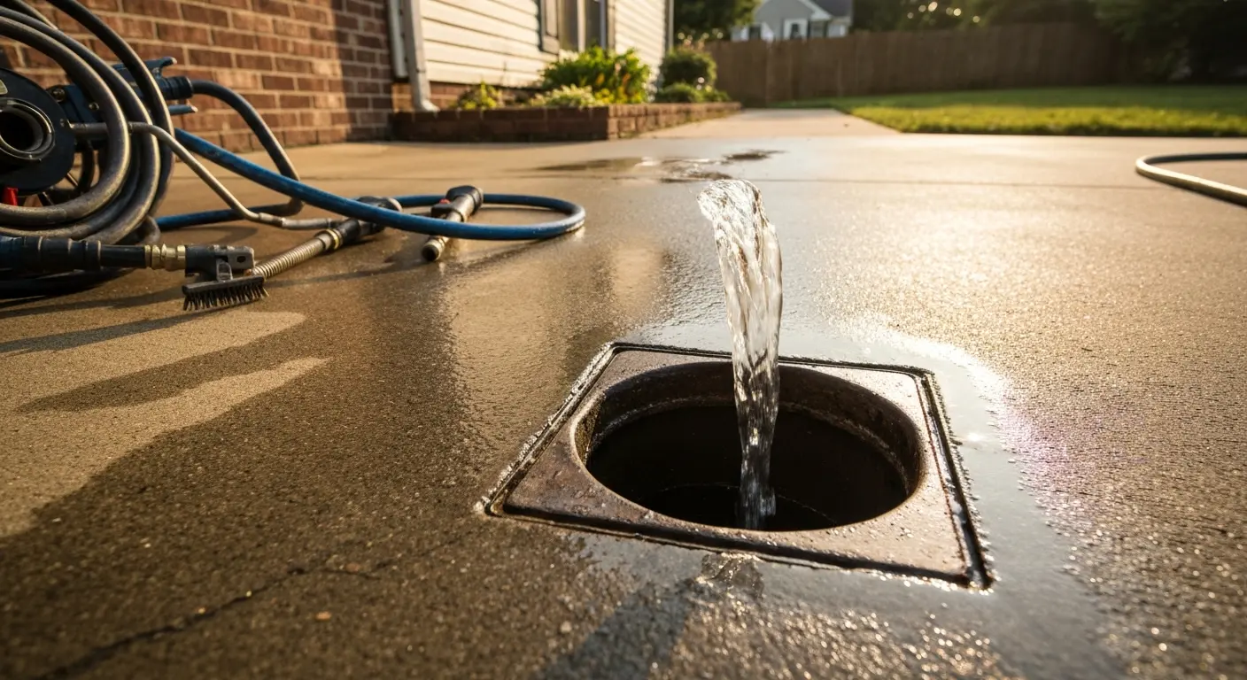 Drain clearing service