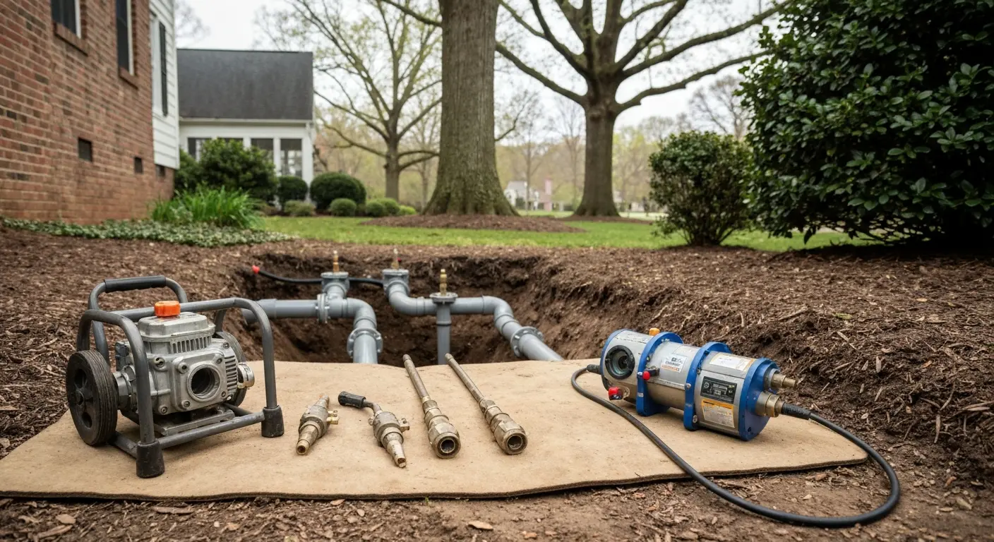 Drain cleaning service