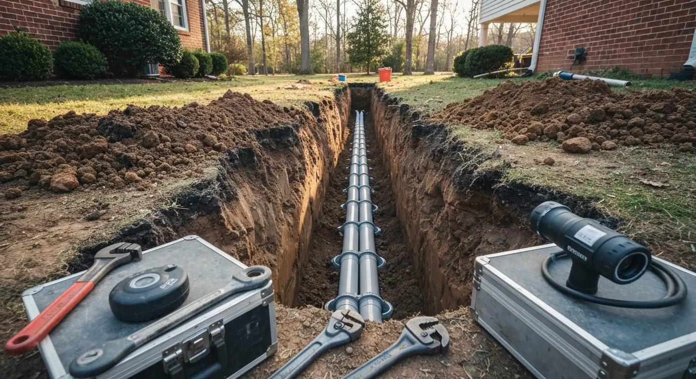 Sewer line repair service