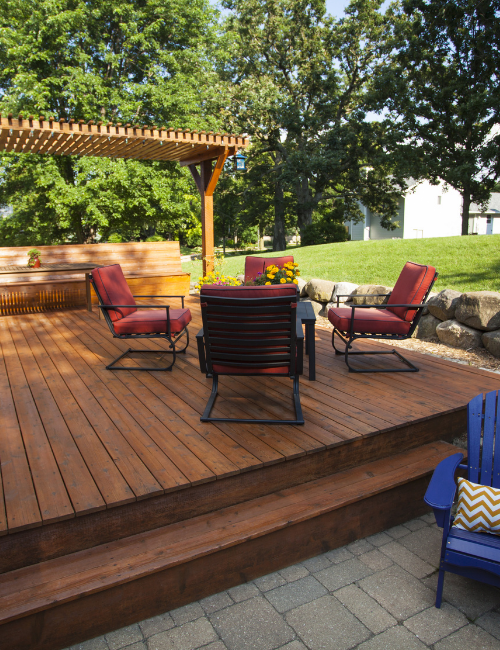 Clarkston deck and fence painting and staining