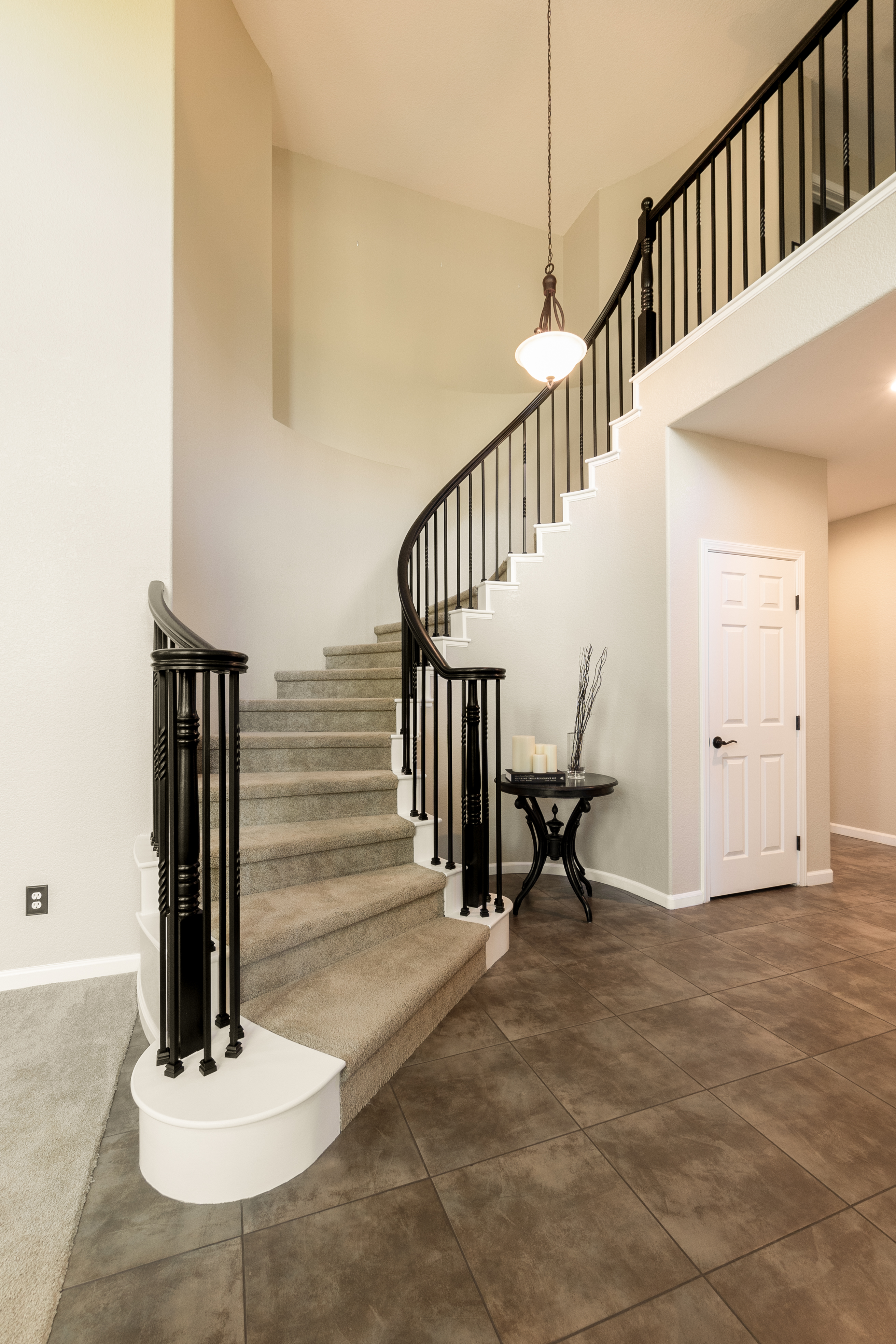 Wrought iron baluster replacement on staircase, Roseville CA