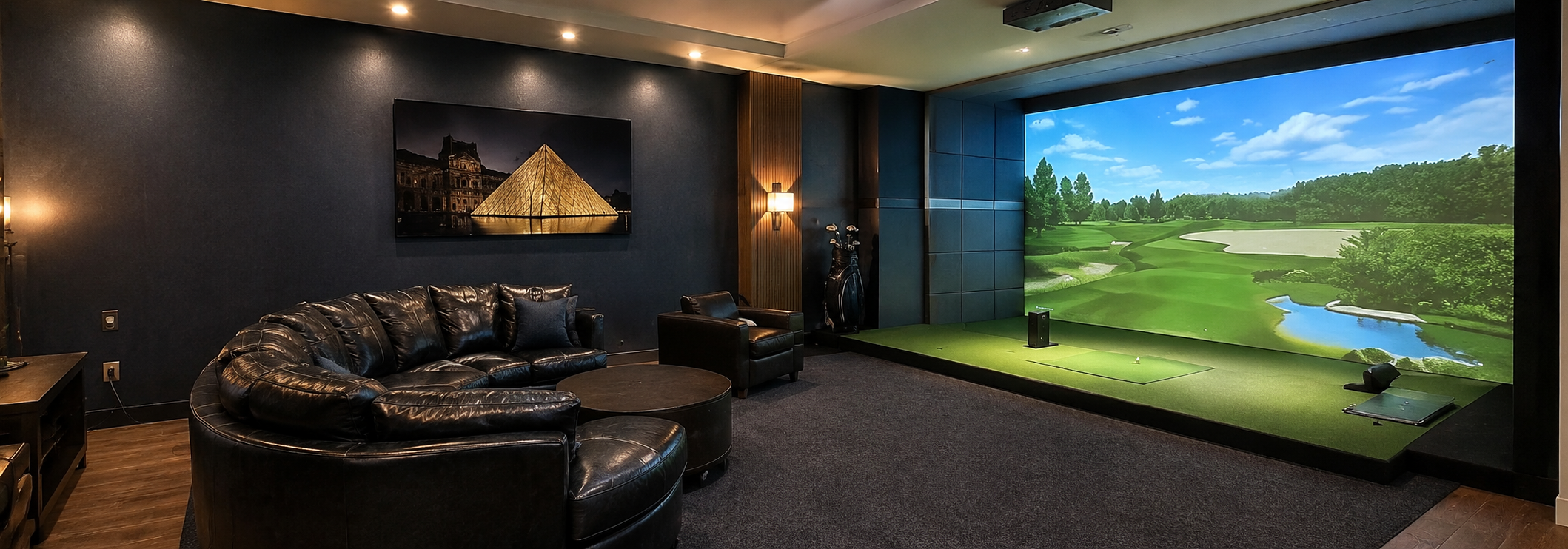 Premium simulator with ocean view