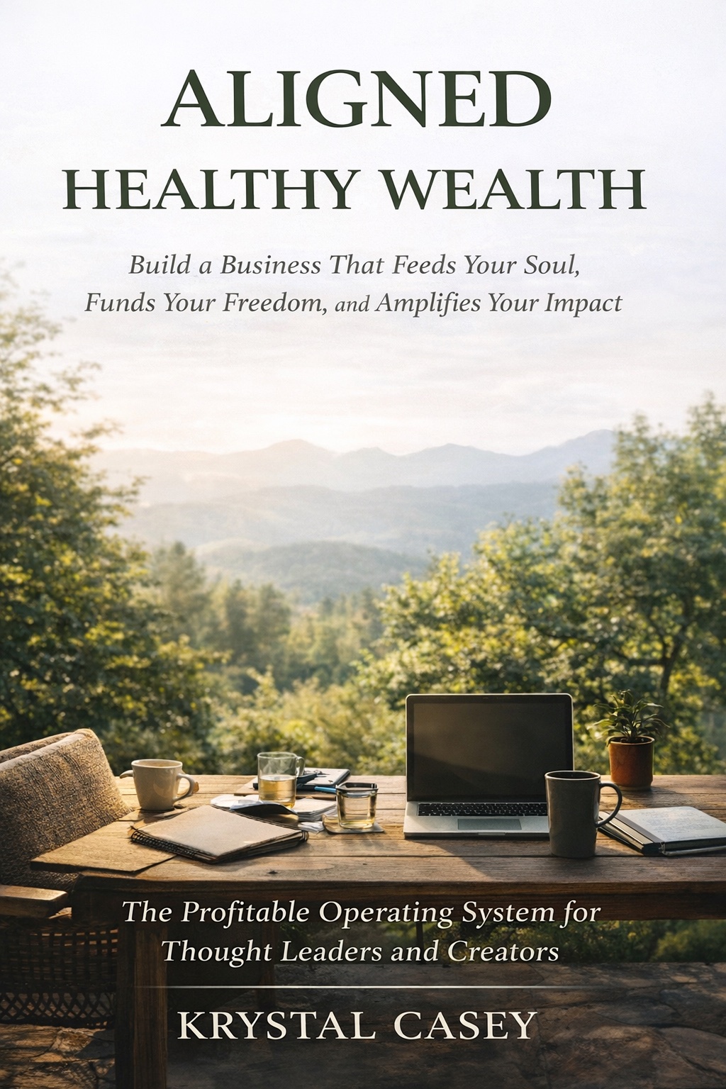 Aligned Healthy Wealth Book by Krystal Casey